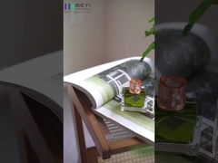 علبة تعبئة زجاجات العطور الشفافة / متعددة الألوان متاحة