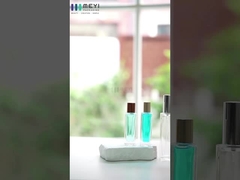 زجاجة اختبار العطور البيضاء اللامعة مع شعار مخصص