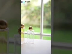 أغطية زجاجات العطور الخفيفة الوزن في ألوان الألومنيوم الذهبية