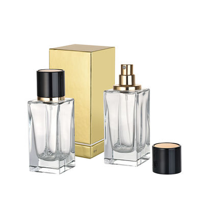 شعار مخصص عطر زجاجة التعبئة والتغليف مضخة رش زجاجي ألوان مختلفة أشكال العطر / مستحضرات التجميل 30/50/100ml