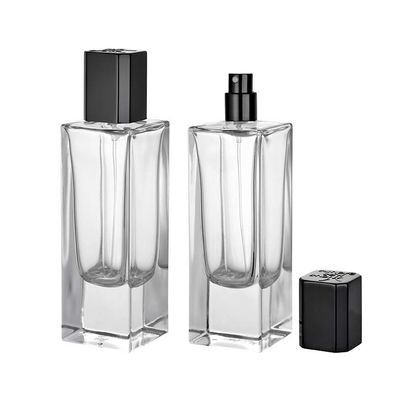 شعار مخصص زجاجية عطور زجاجية مضخة رذاذ علبة في أشكال مختلفة ألوان 30ml-100ml